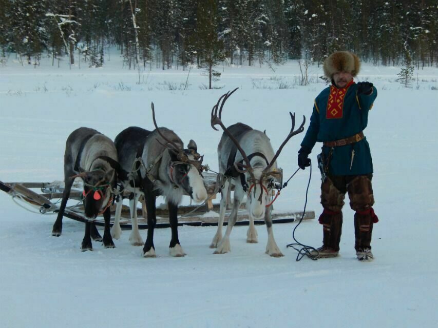 Карта саамская деревня